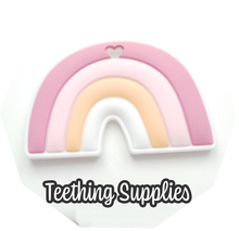 Load image into Gallery viewer, Silicone Rainbow Teether - Pink
